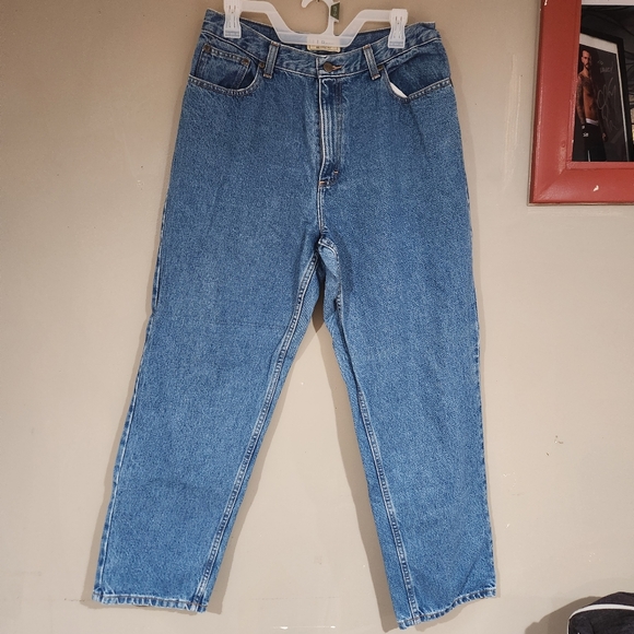 Vintage L.L. Bean Womens Relaxed Fit Soze 14 100% Cotton - Picture 1 of 5